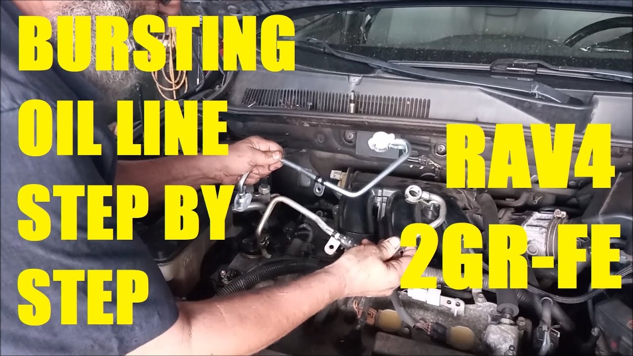 VVT Oil Line Step By Step — Toyota RAV4 2GR-FE 3,5-литровый V6