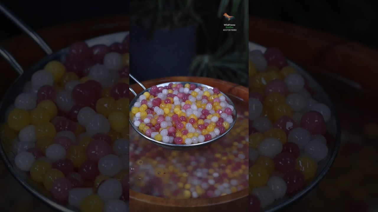 How Homemade Taro Bubble Tea is Made