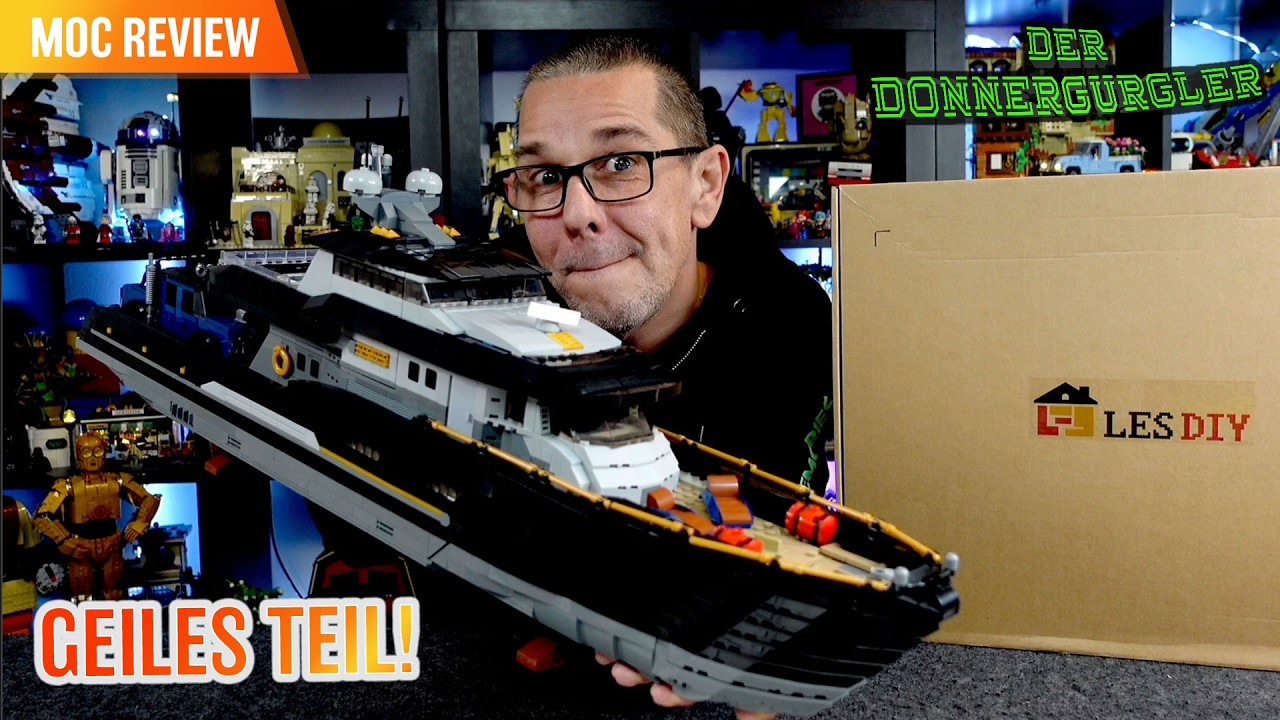 Explorer‘s Yacht von Mr. J Builds im Minifig-Scale - Einfach Wow! Lego-MOC von LESDIY