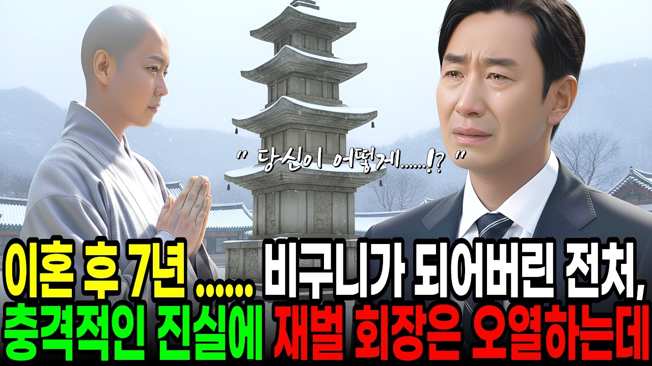 이혼 후 7년 ...... 비구니가 되어버린 전처, 충격적인 진실에 재벌 회장은 오열하는데 ㅣ노후사연ㅣ감동사연ㅣ사연라디오ㅣ오디오북