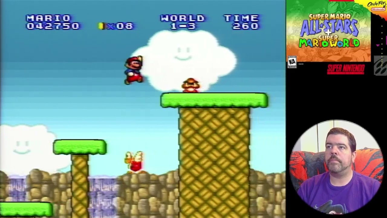 Super Mario Bros - Super Mario All-Stars (SNES) - World 1-3