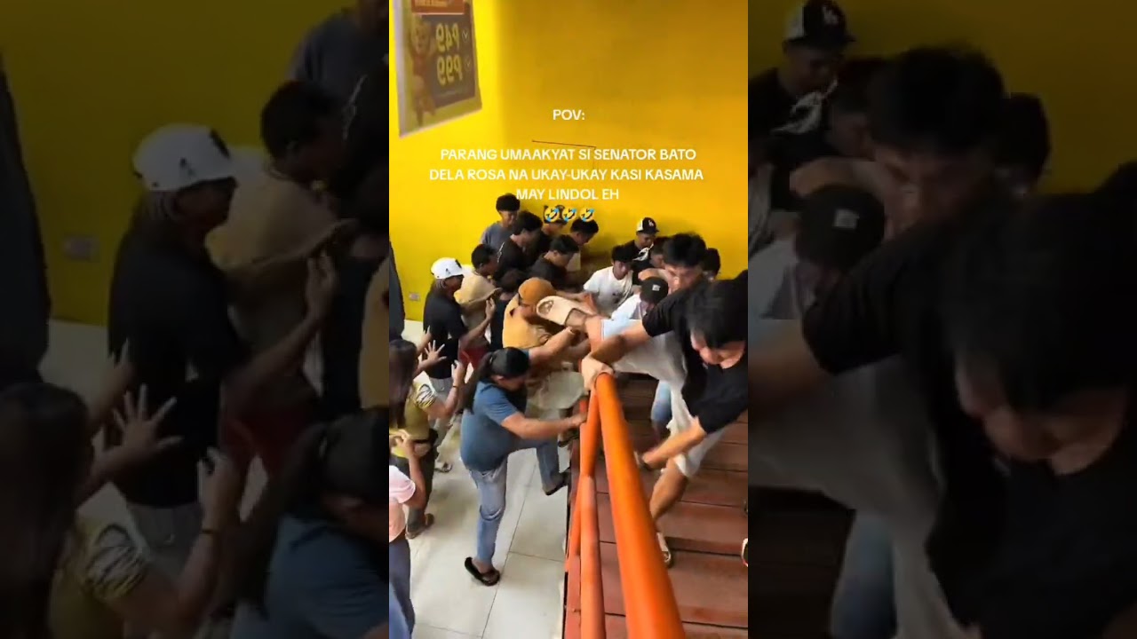 POV: PARANG UMAKYAT SI SENATOR BATO DELA ROSA NA UKAY-UKAY KASI KASAMA MAY LINDOL EH #lindol #funny