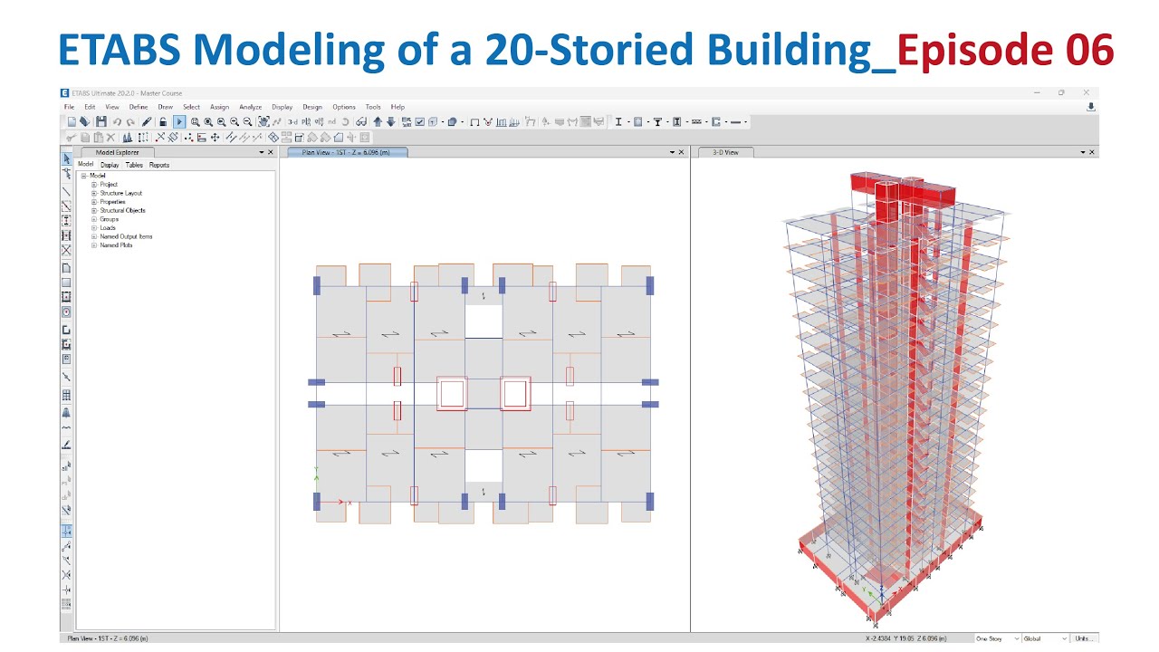 ETABS Building Design Tutorial  Episode 06