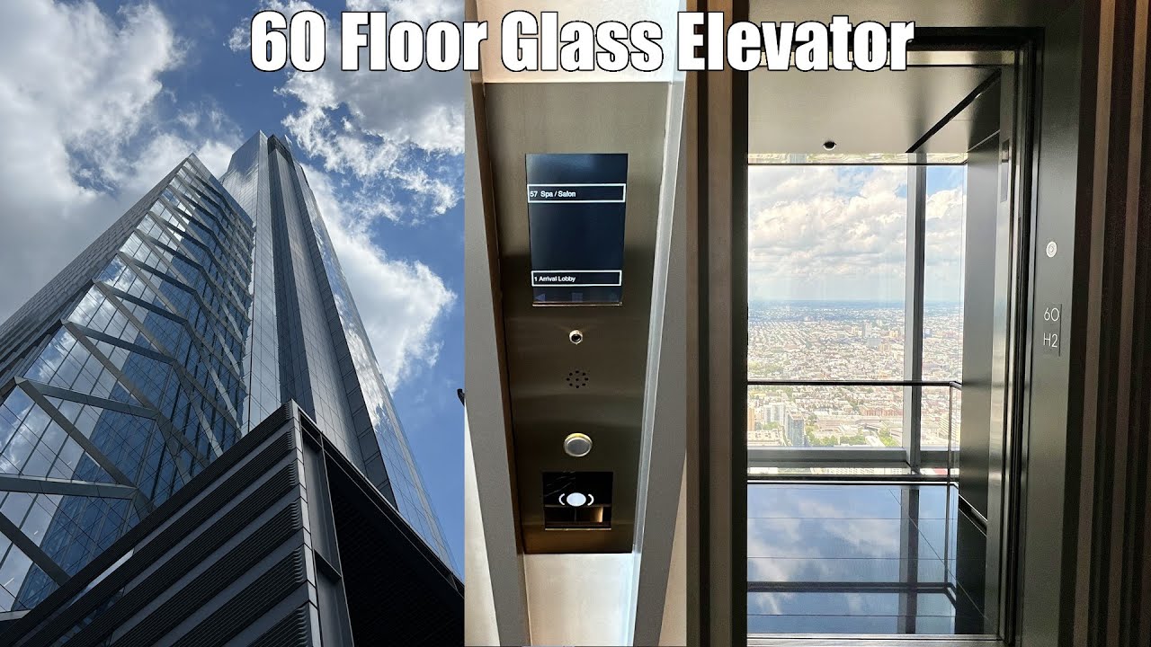 Incredible Scenic 60 Floor Elevators at the Four Seasons in Philadelphia, PA