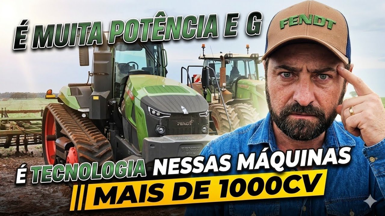 COMFORTO E TECNOLOGIA TEM DE SOBRA NESSE SUPER TRATOR