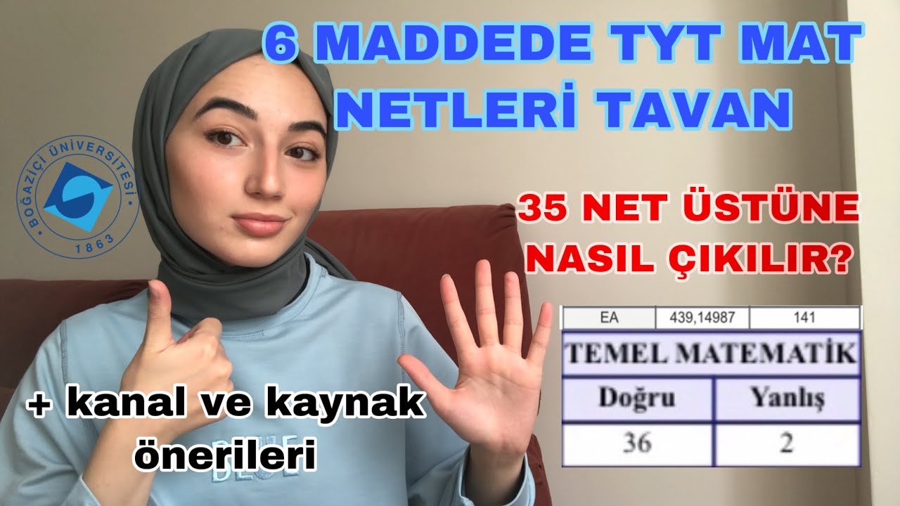 MATEMATİK YAPAMAYANLAR KESİNLİKLE İZLESİN!TYT MAT 6 MADDEDE HALLET! #yks2022 #yks2021 #yks #tyt #ayt