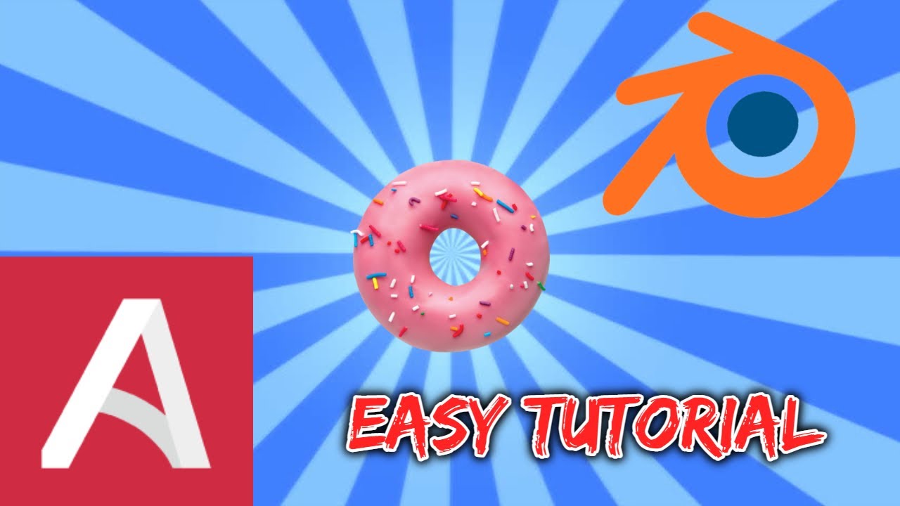 How to make a simple donut game in Armory 3D _ beginner tutorial #armory3d