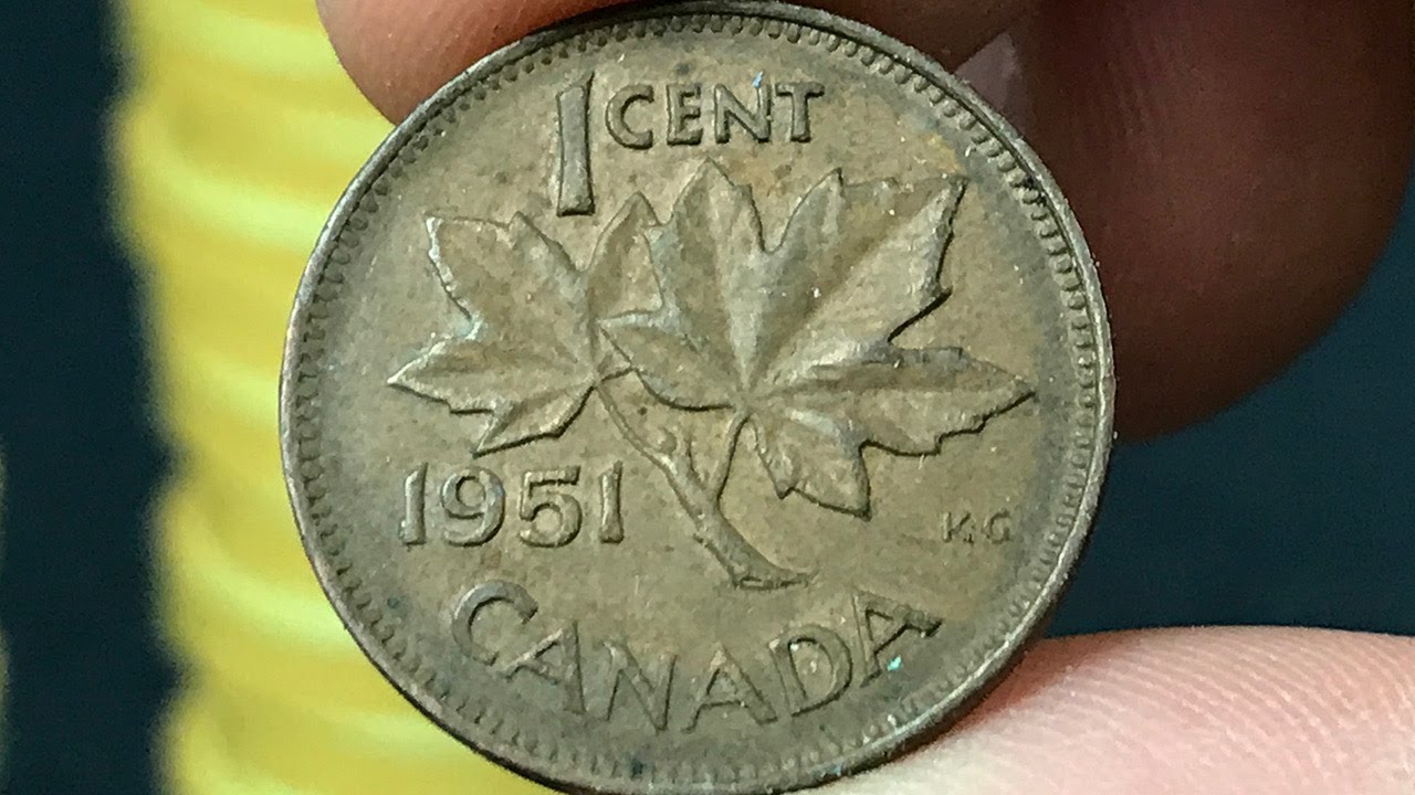 1951 Canada 1 Cent Coin • Values, Information, Mintage, History, and More
