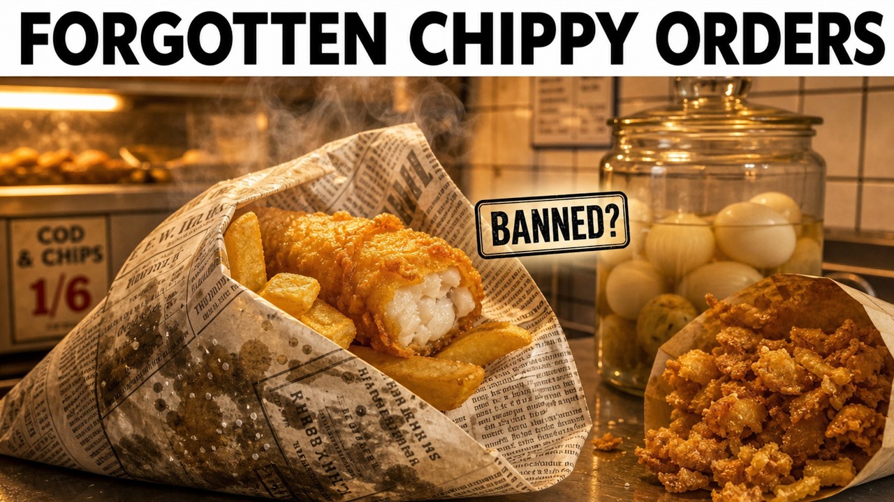 25 FORGOTTEN Chippy Orders Every British Family Knew Before Menus Changed Forever