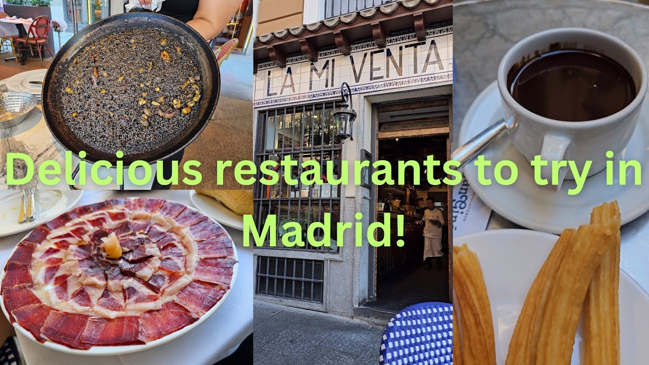 6 amazing restaurants to try in Madrid, Spain!