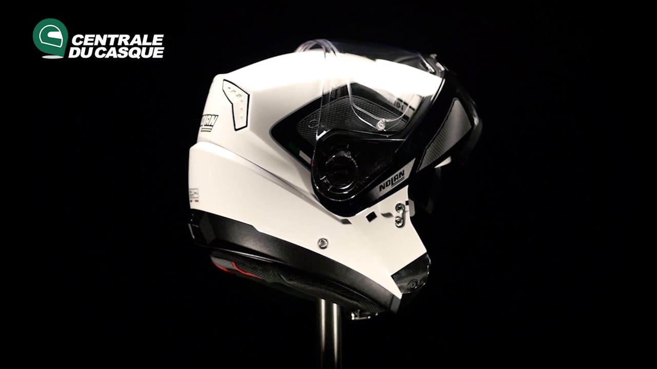 360&deg; Nolan N104 Absolute Tech Metal White - Centrale-du-casque.com