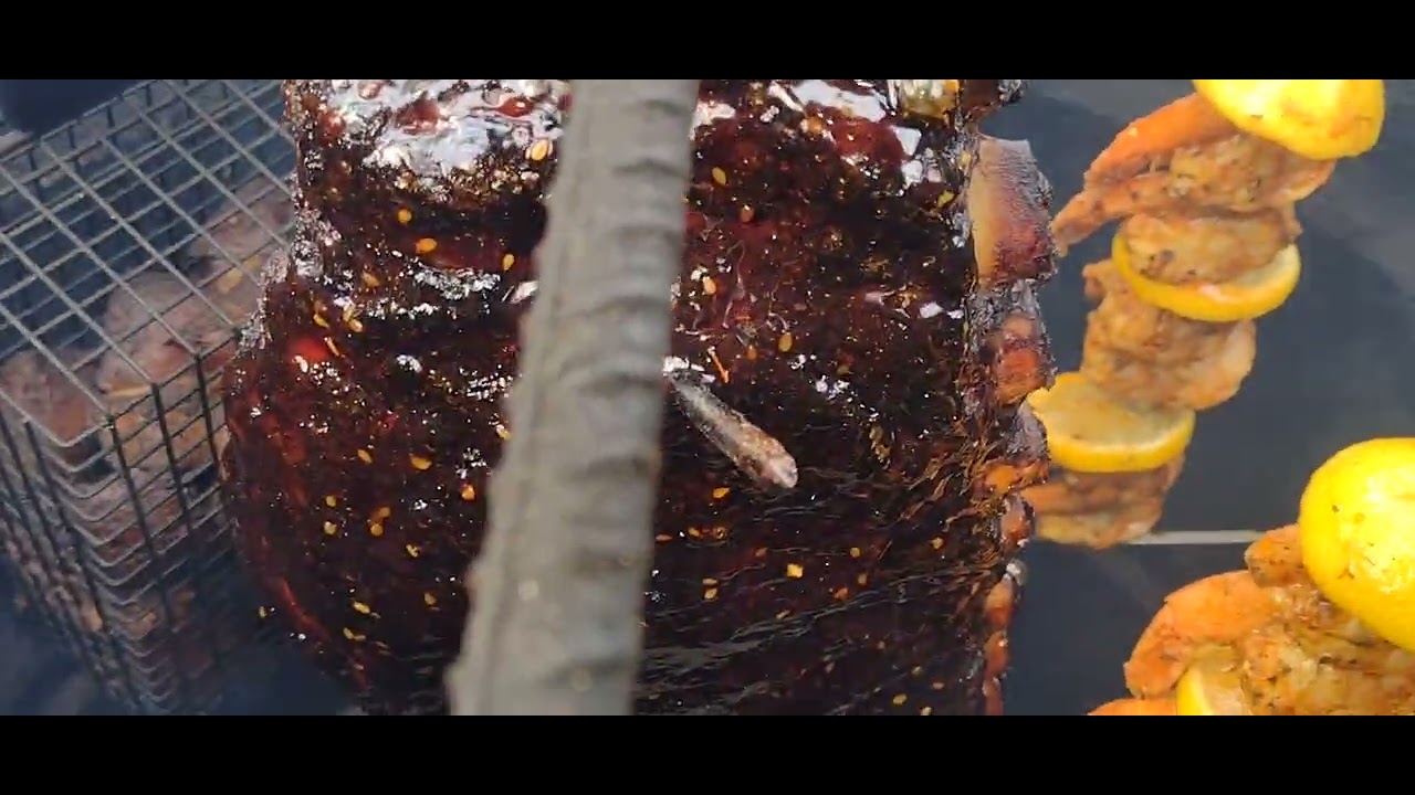 Pit Barrel Honey Teriyaki Ribs.