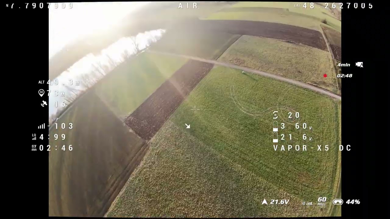 Vapor D5 - dji 04 + elrs - first test