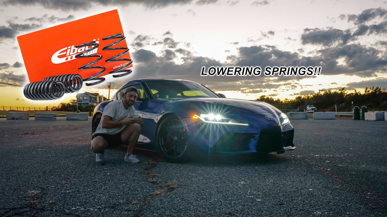 We Finally Lowered the Supra!