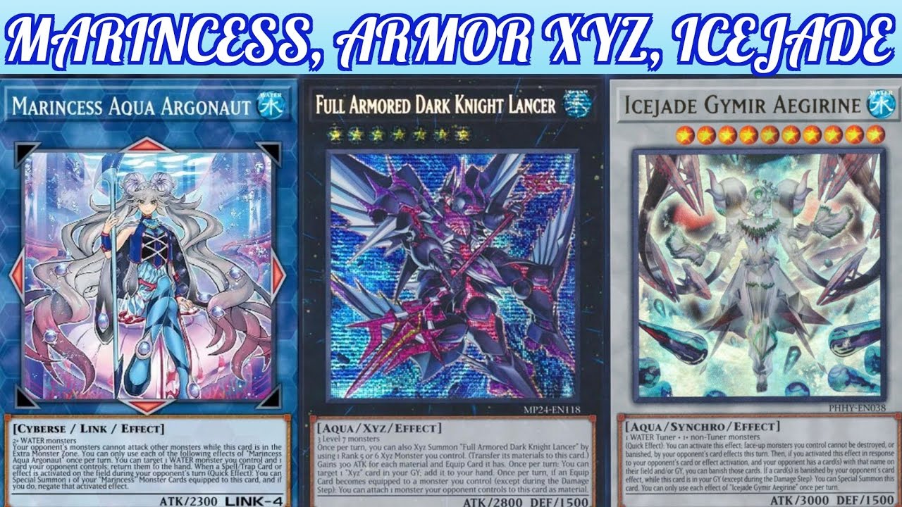 Marincess, Armor XYZ, and Icejade vs Blue Eyes!