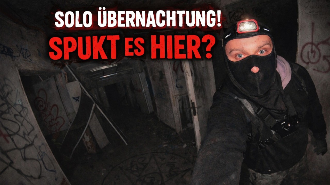 SOLO ÜBERNACHTUNG in der VERFLUCHTEN PRIVATKLINIK | Bin ich doch NICHT ALLEIN? 🇨🇭👻