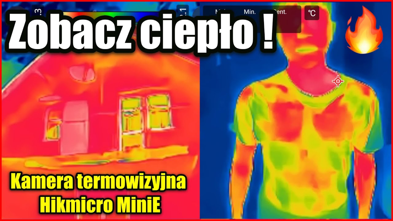 HIKMICRO Mini E to mała, tania kamera termowizyjna do domowych zastosowań. #thermalcamera  #review