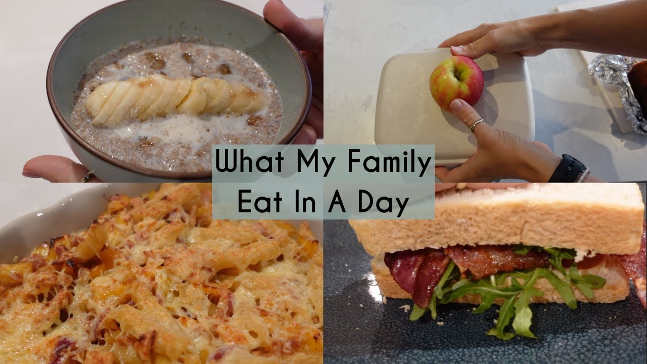 WHAT I FEED MY FAMILY IN A DAY | BREAKFAST, LUNCHBOX, HOME LUNCH & DINNER IDEAS | Kerry Whelpdale