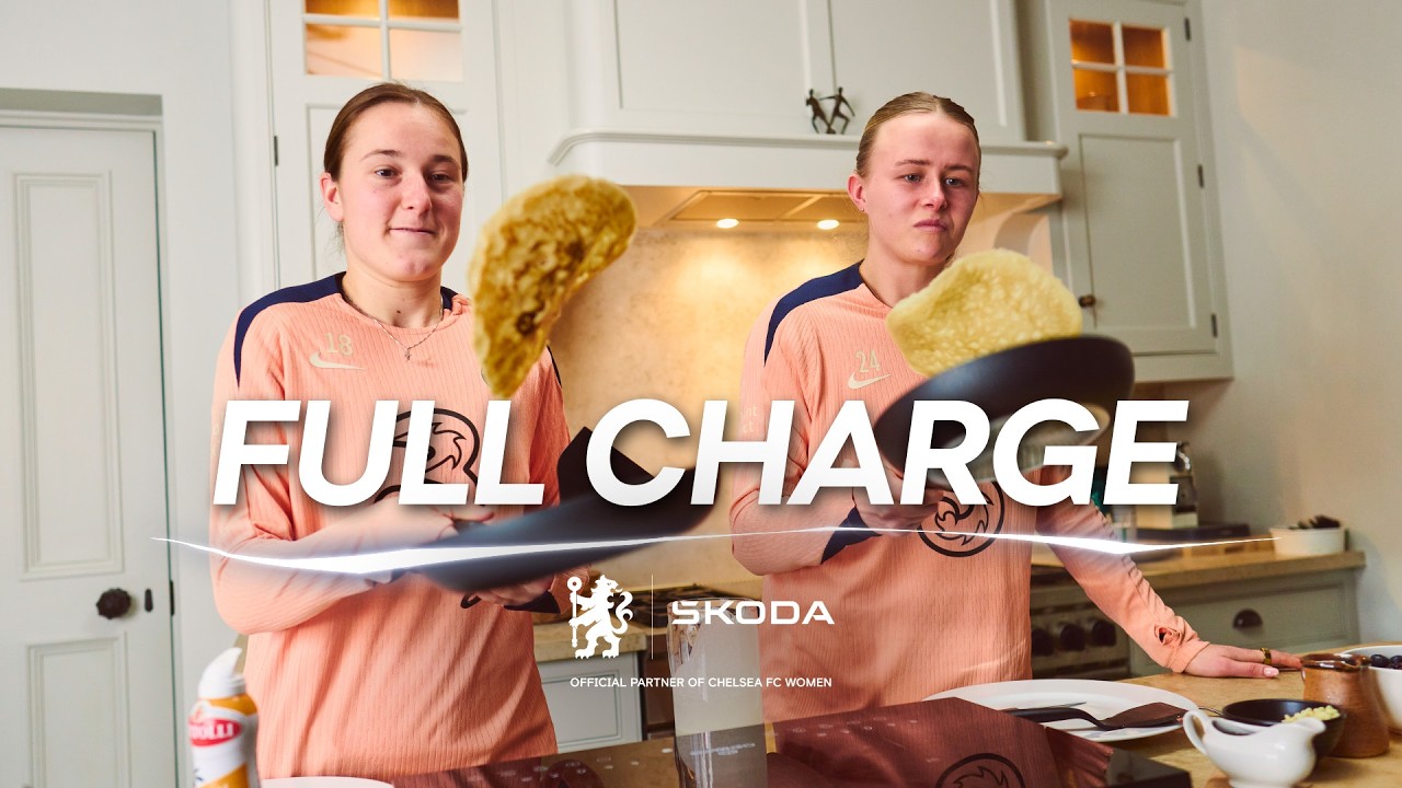 HANNAH HAMPTON and WIEKE KAPTEIN celebrate Pancake Day! 🥞  | Full Charge Ep 5