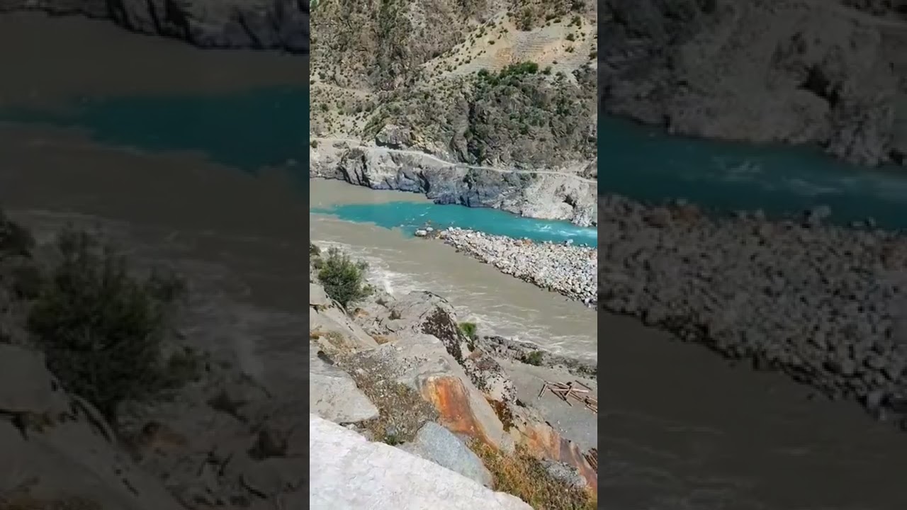 zero point view of kandia valley and Gayal valley in upper kohistan