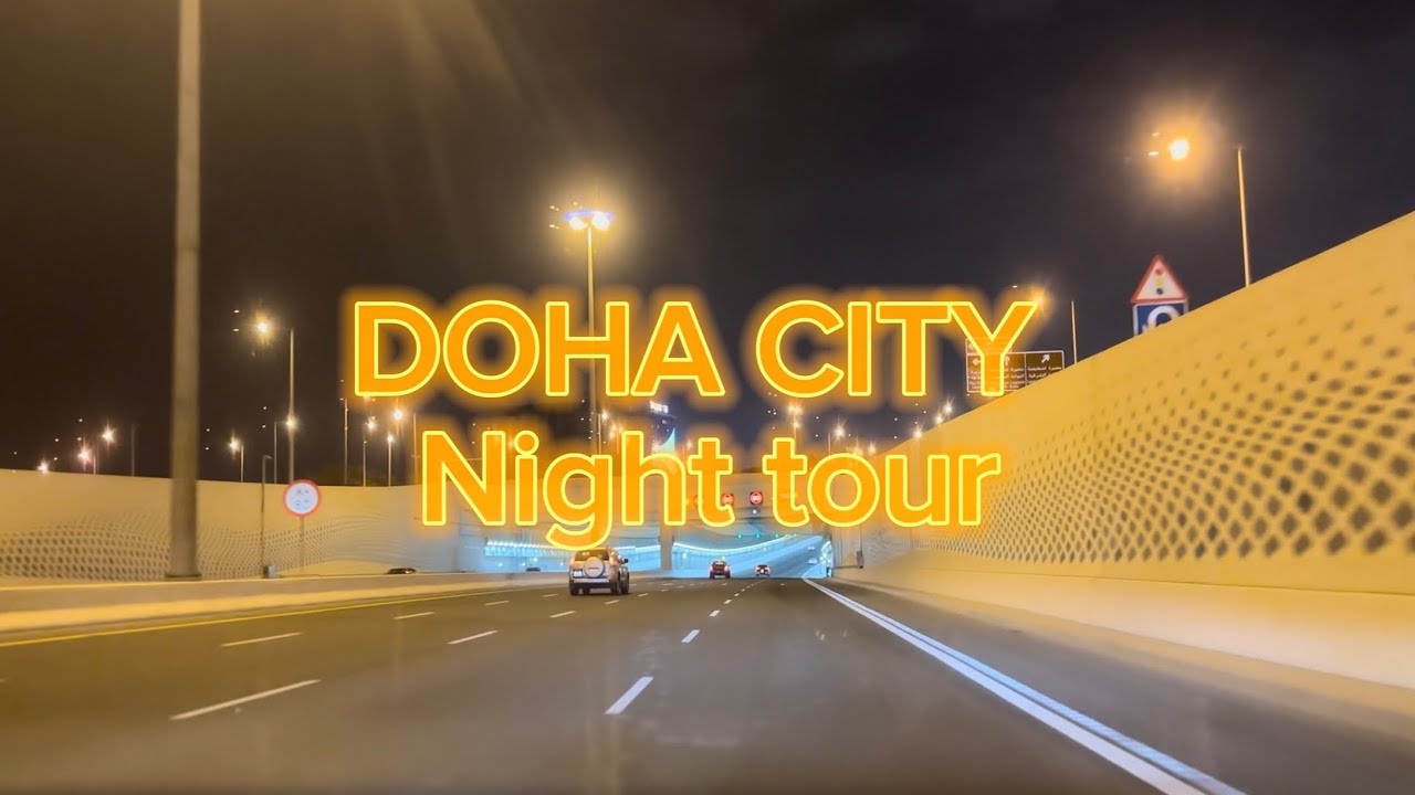 Doha City Night Drive