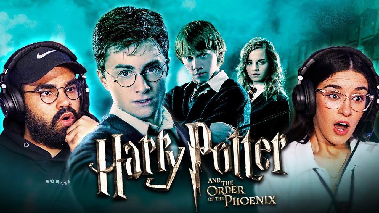 Our first time watching HARRY POTTER AND THE ORDER OF THE PHOENIX 2007 blind movie reaction!