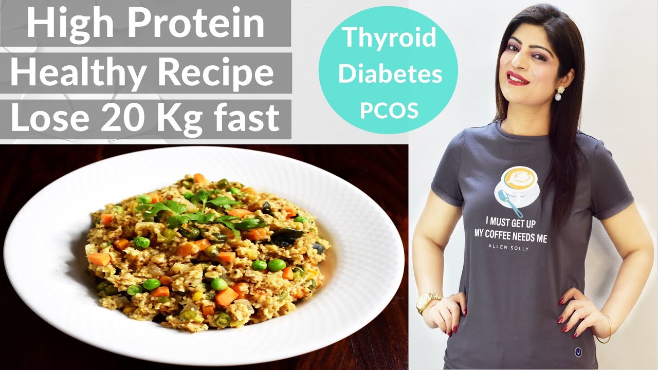 High Protein Recipe For Fast Weight Loss|Thyroid|PCOS|Diabetes Diet|Lose Weight Fast|Oats Upma|Hindi