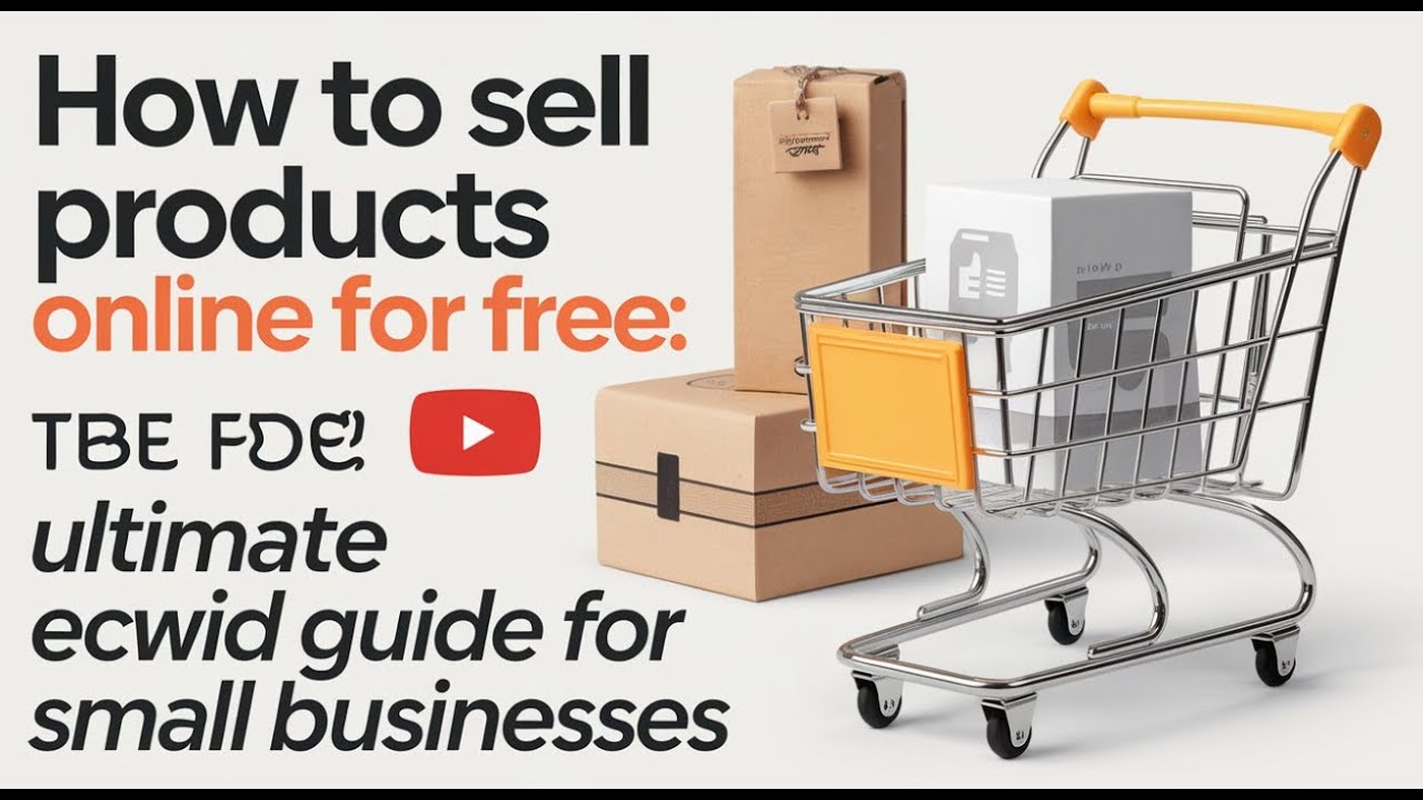 "How to Sell Products Online for Free: The Ultimate Ecwid Guide for Small Businesses" 