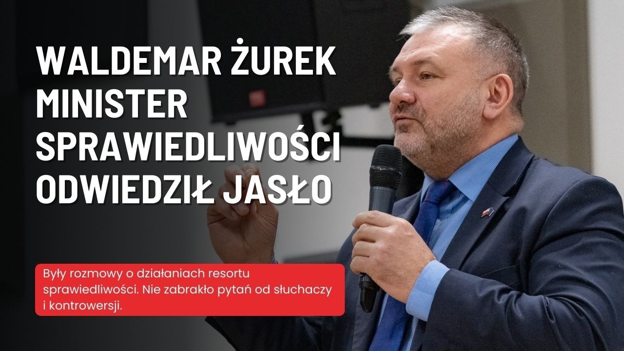 Minister Sprawiedliwości Waldemar Żurek w Jaśle