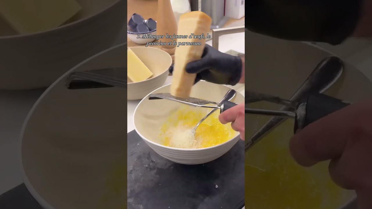 Les vraies p&acirc;tes carbonara ! 🇮🇹