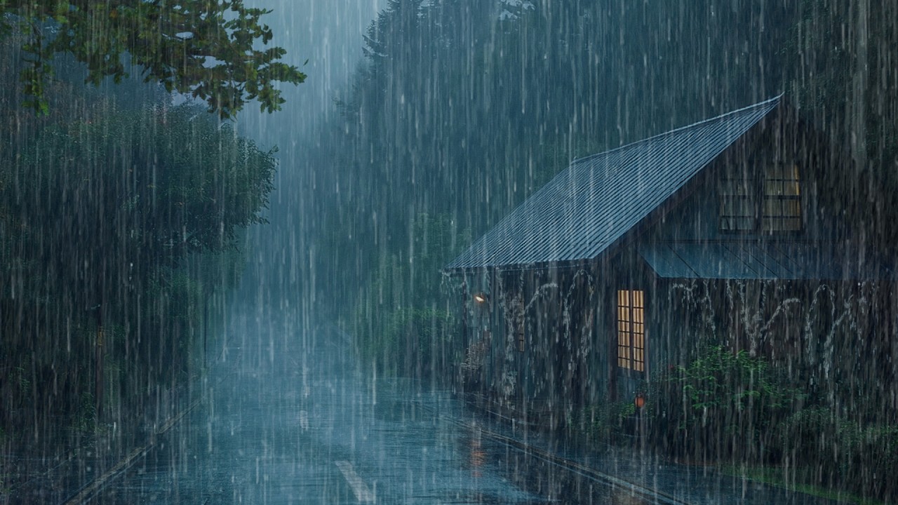 Sons de Chuva – Durma em 5 Minutos com Chuva no Telhado e Trovões Suaves