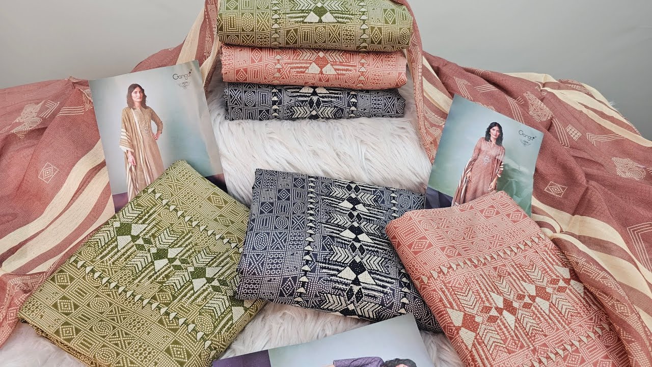 ঈদের সুন্দর — GANGA ব্রান্ডের boutique ড্রেস সবার পছন্দের ডিজাইন 🎊🎉 new design গঙ্গা বুটিক থ্রি পিস