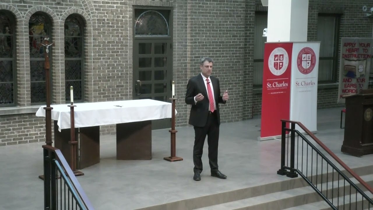 Adam Johnson CEO of NetJets - 2024 Father - Son Mass and Breakfast