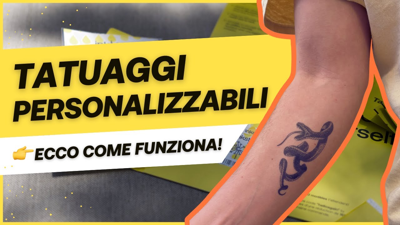 Il tuo tatuaggio personalizzato in pochi passaggi ✅ #inkster
