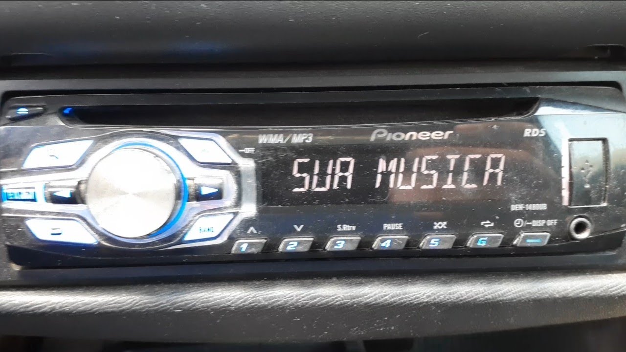 Como desligar o display Pioneer DEH-1480UB