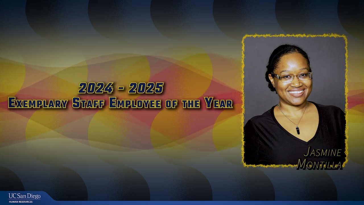 UCSD 2025 Exemplary Staff Employee of the Year - Jasmine Montilla