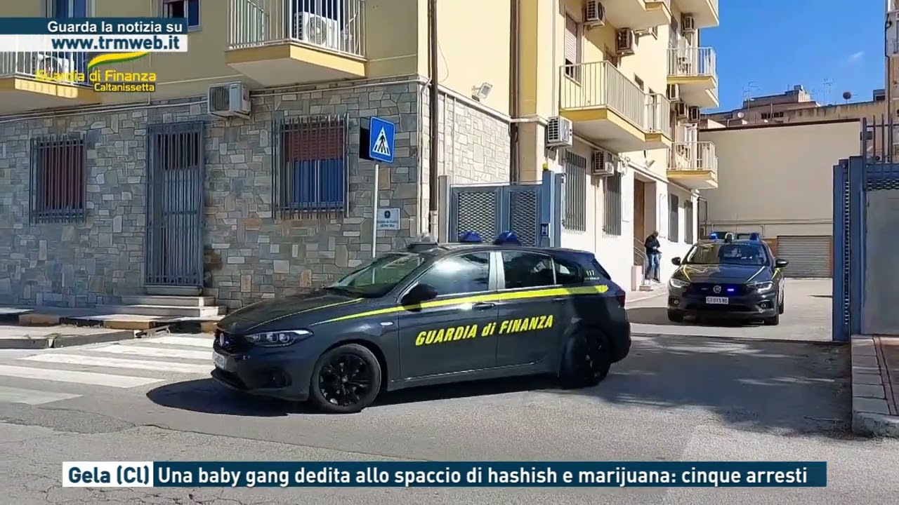 Gela (Cl) - Una baby gang dedita allo spaccio di hashish e marijuana: cinque arresti