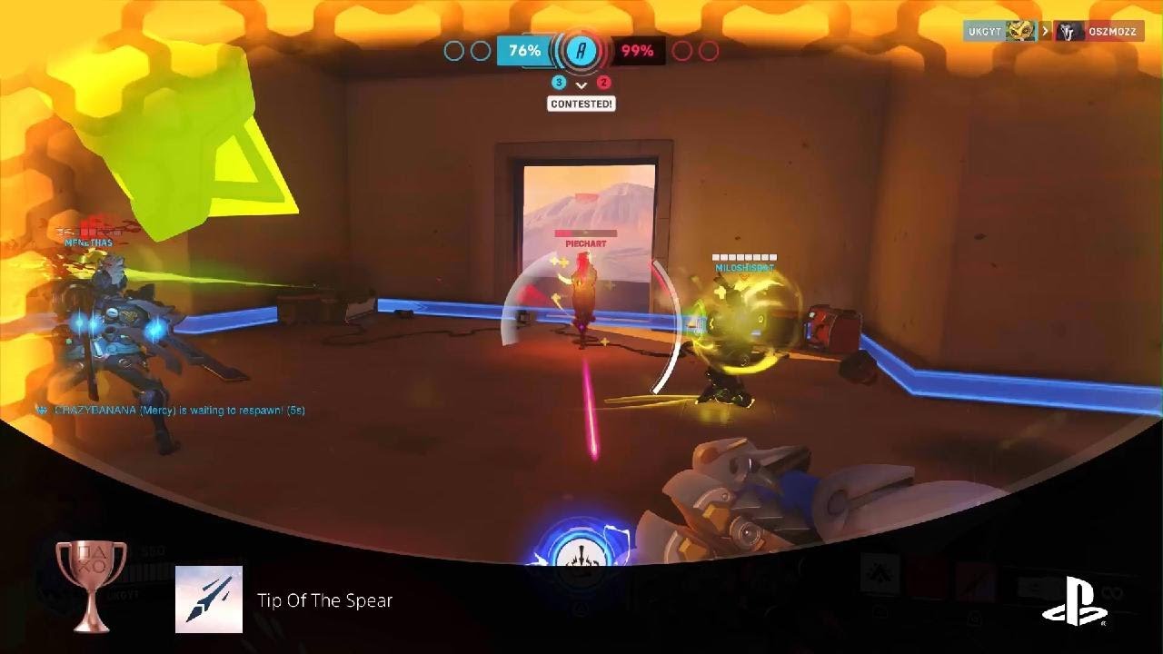 Overwatch 2 Orisa Cute Spray Tip Of The Spear Achievement Ps5
