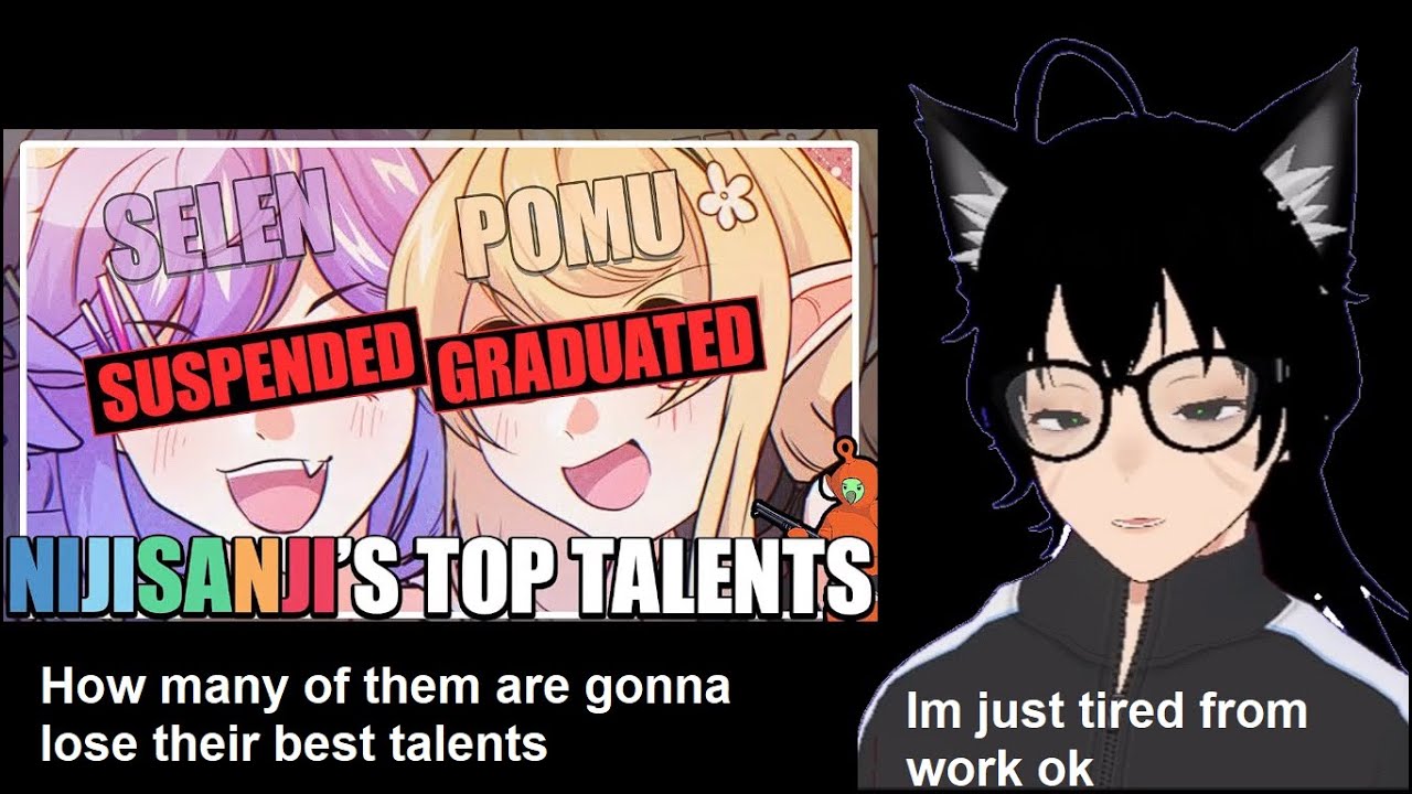 Ekonji Reacts to Nijisanji Top Talents [Selen & Pomu] Sick Of Horrible Management Problems [4chan]