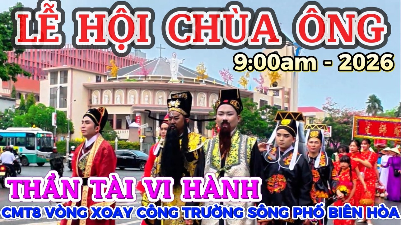 THẦN TÀI VI HÀNH 26.02 DƯỚI TRỜI MƯA TẦM TẢ ĐOẠN CÔNG TRƯỜNG SÔNG PHỐ THẬT NHỘN NHỊP CẢ BIÊN HÒA
