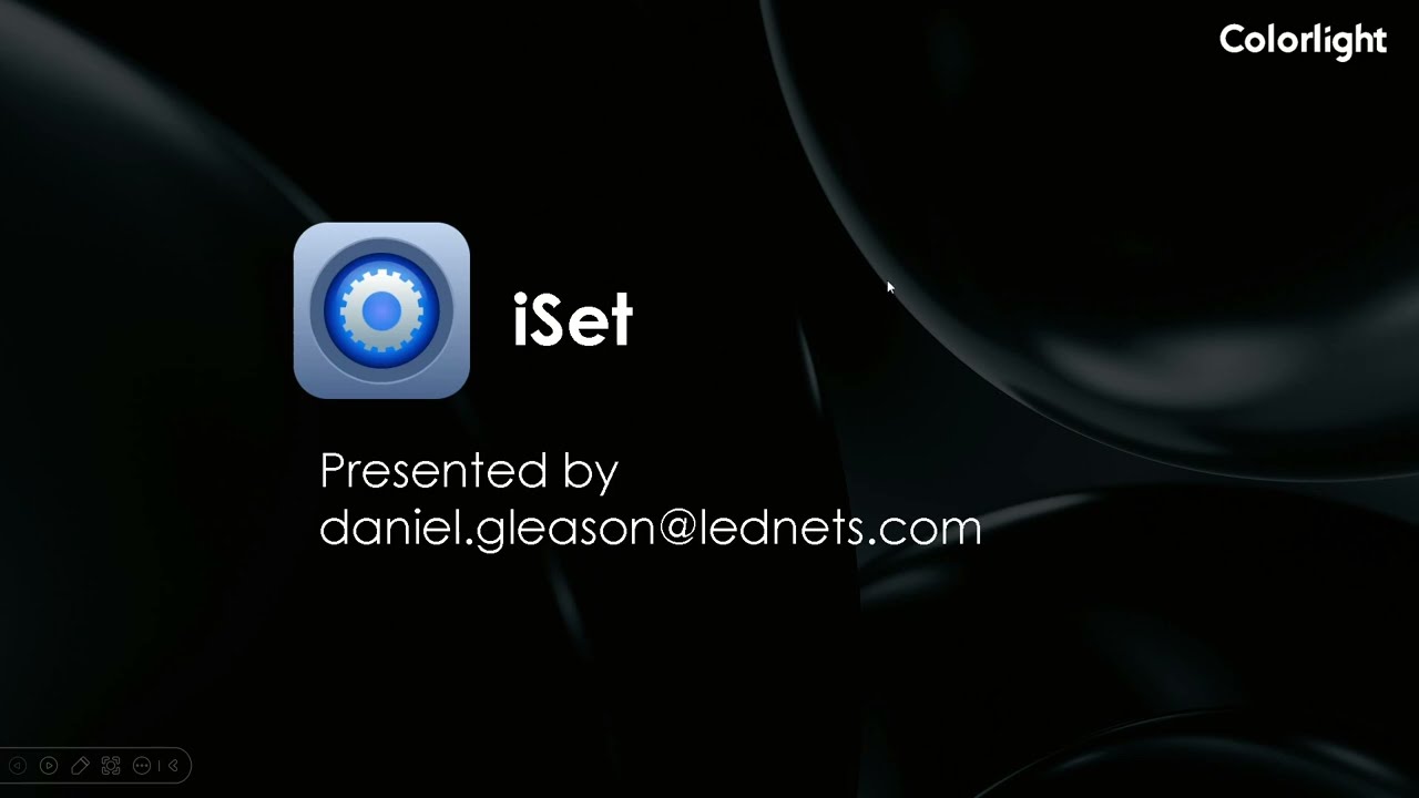 Record of Colorlight Online Training—iSet Software！