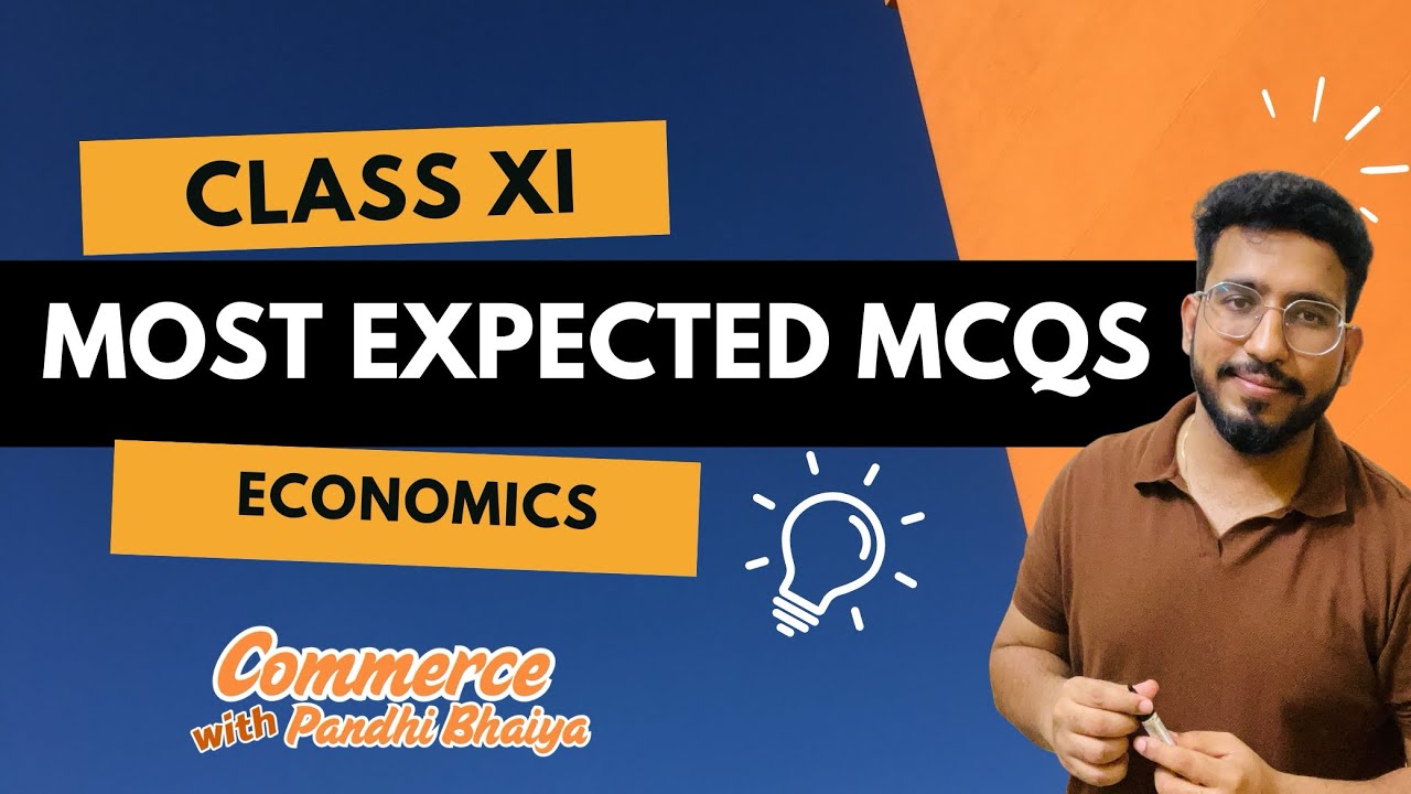 Class 11 Economics MCQs | Most Important Questions for Exams