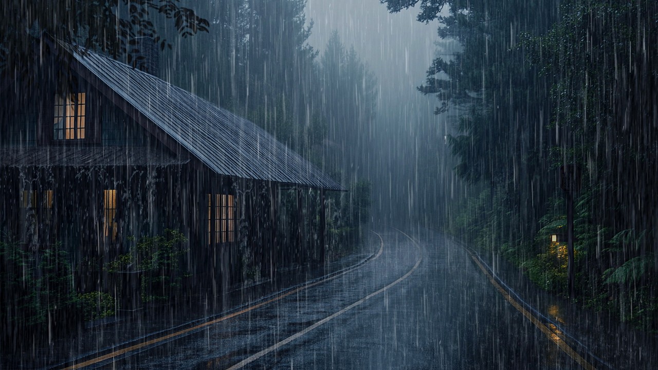 No Ads Rain Sounds for Sleeping - Heavy Rain and Thunder Sounds For Sleeping, Relaxing Deep Sleep