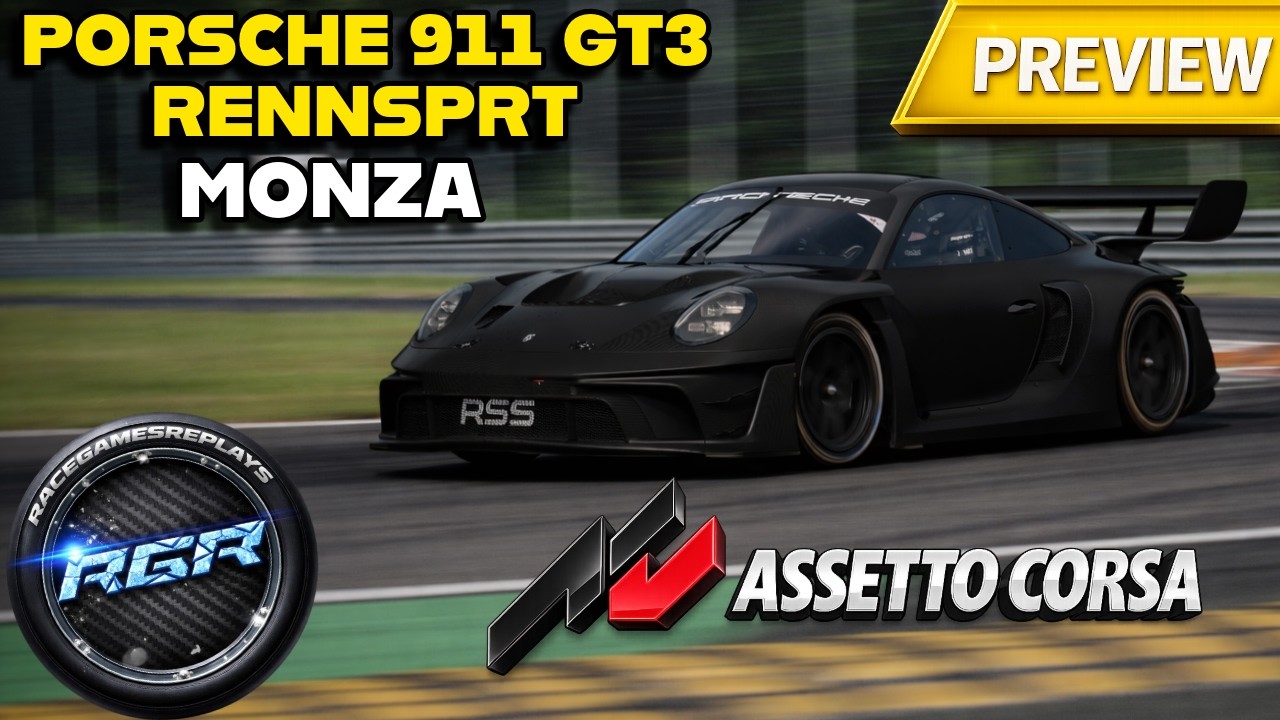 Assetto Corsa #Porsche 911 GT3 R Rennsport @Monza