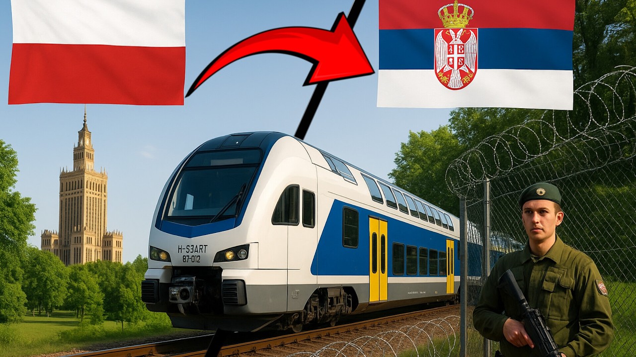 POCIĄGIEM z POLSKI do SERBII *Kontrole Graniczne, Granica UE i Płot*