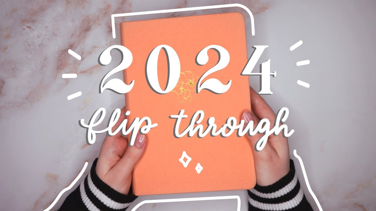 2024 bullet journal flip through | chatting and flipping through my journal ✨