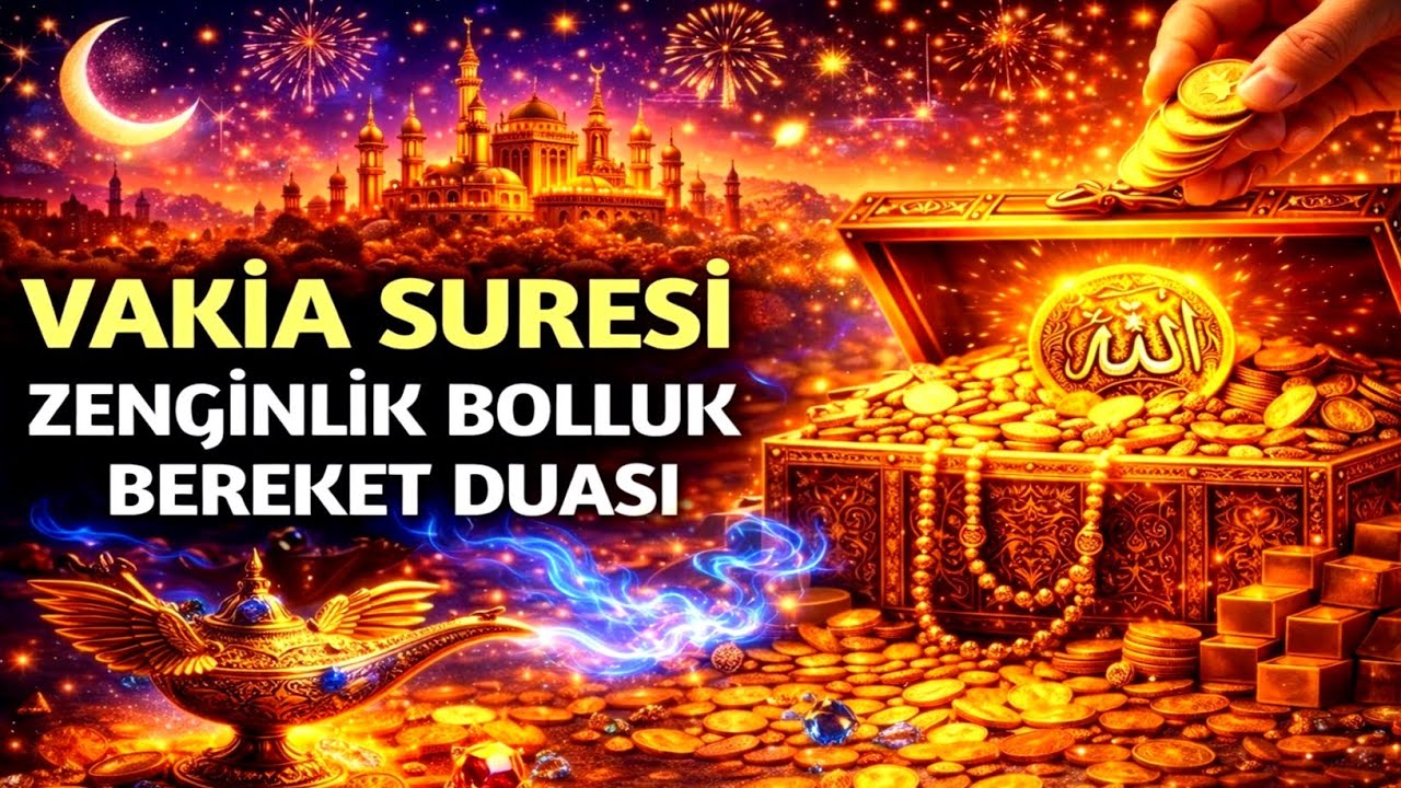 Vakıa Suresi | Rızık, Bereket ve Zenginlik Duası - Bolluk Ayetleri
