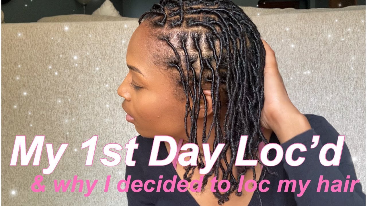 STARTER LOCS ON MEDIUM LENGTH HAIR | Starter locs for women!