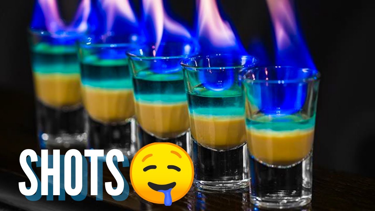 COMO HACER LOS SHOTS MAS FAMOSOS DEL MUNDO 🔥🍹