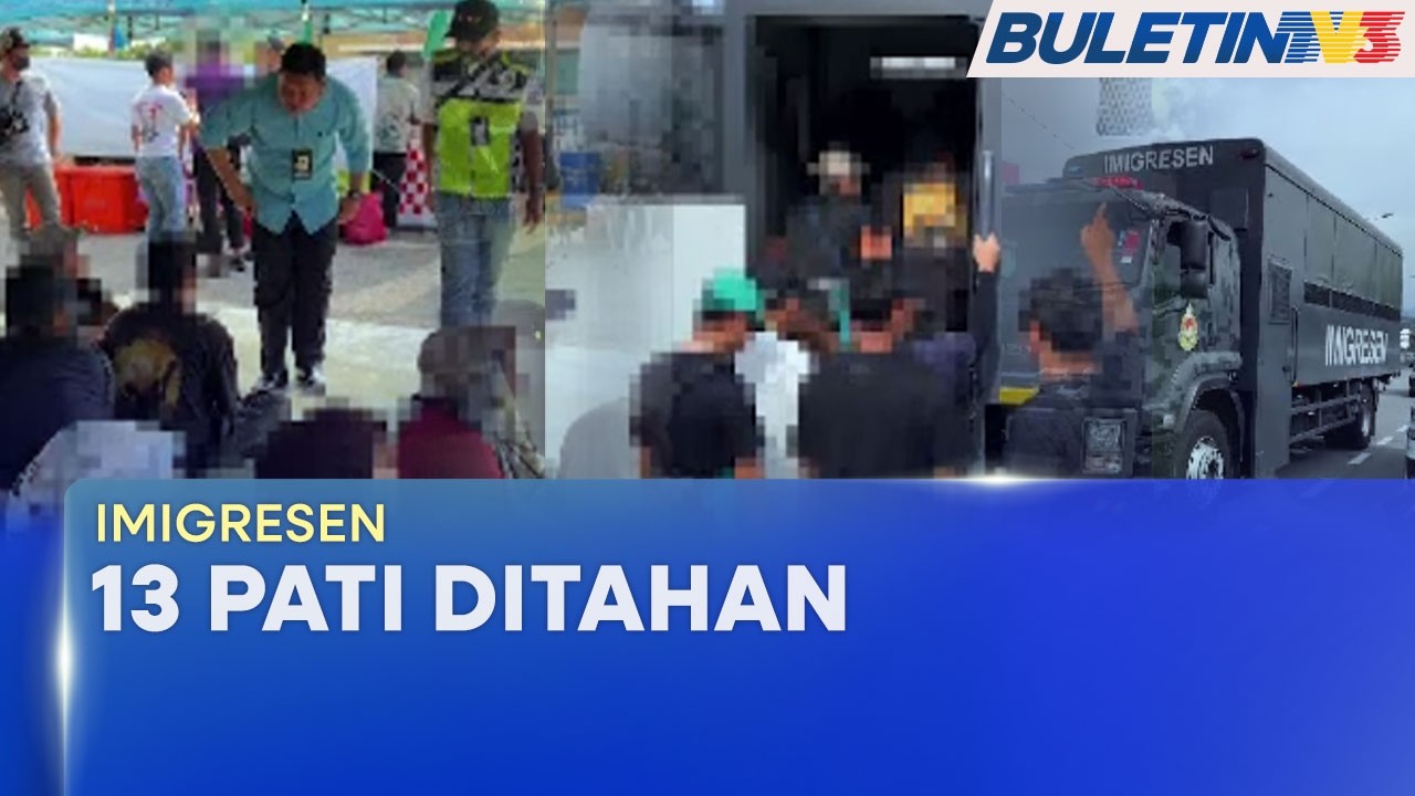IMIGRESEN | 13 PATI Warga Indonesia Ditahan Di Bazar Ramadan (BU)